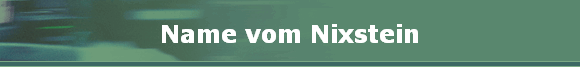 Name vom Nixstein