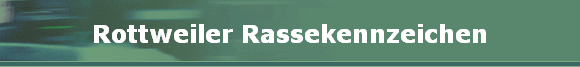 Rottweiler Rassekennzeichen